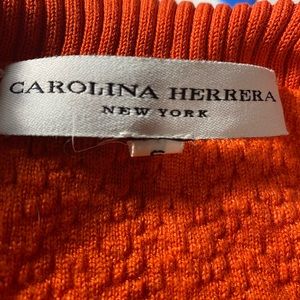 Carolina Herrera Red Cardigan Sweater